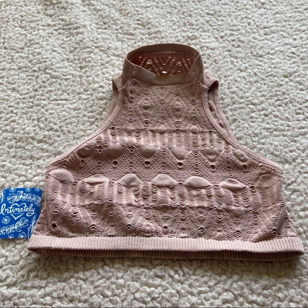 NWT Free People Seamless High Neck Bra XS/S - Picture 4 of 6